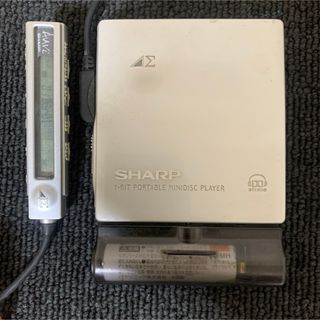 シャープ(SHARP)のSHARP MD-DS8-S シャープ ポータブル MDプレーヤー(ポータブルプレーヤー)