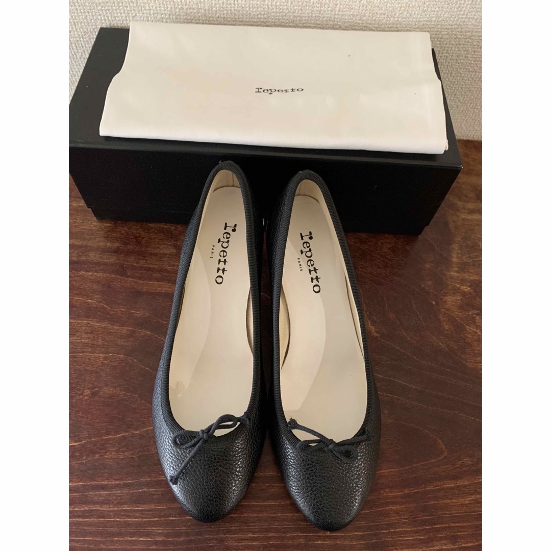 repetto(レペット)の超美品　レペット　パンプス　黒　レザー　36 レディースの靴/シューズ(ハイヒール/パンプス)の商品写真