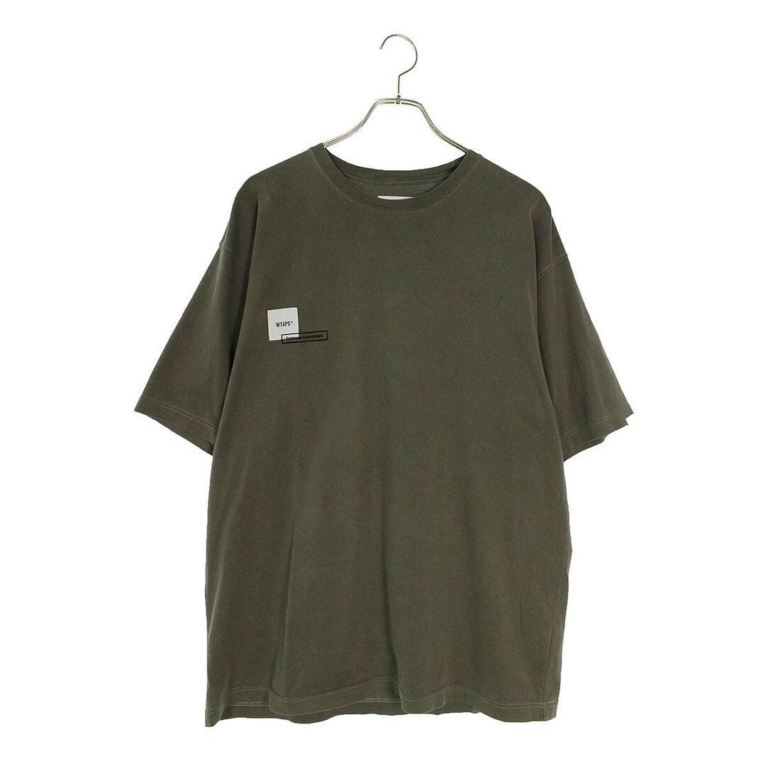 W)taps(ダブルタップス)のダブルタップス  21SS  211ATDT-CSM02 胸ロゴ刺繍Tシャツ メンズ 3 メンズのトップス(Tシャツ/カットソー(半袖/袖なし))の商品写真