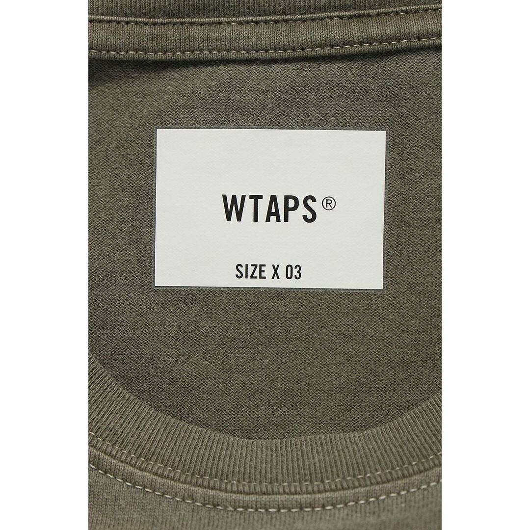 W)taps(ダブルタップス)のダブルタップス  21SS  211ATDT-CSM02 胸ロゴ刺繍Tシャツ メンズ 3 メンズのトップス(Tシャツ/カットソー(半袖/袖なし))の商品写真