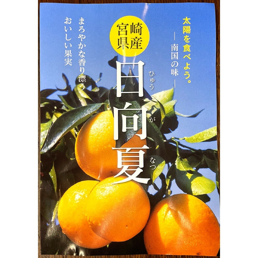 日向夏　宮崎県産　露地　箱込み２kg 食品/飲料/酒の食品(フルーツ)の商品写真