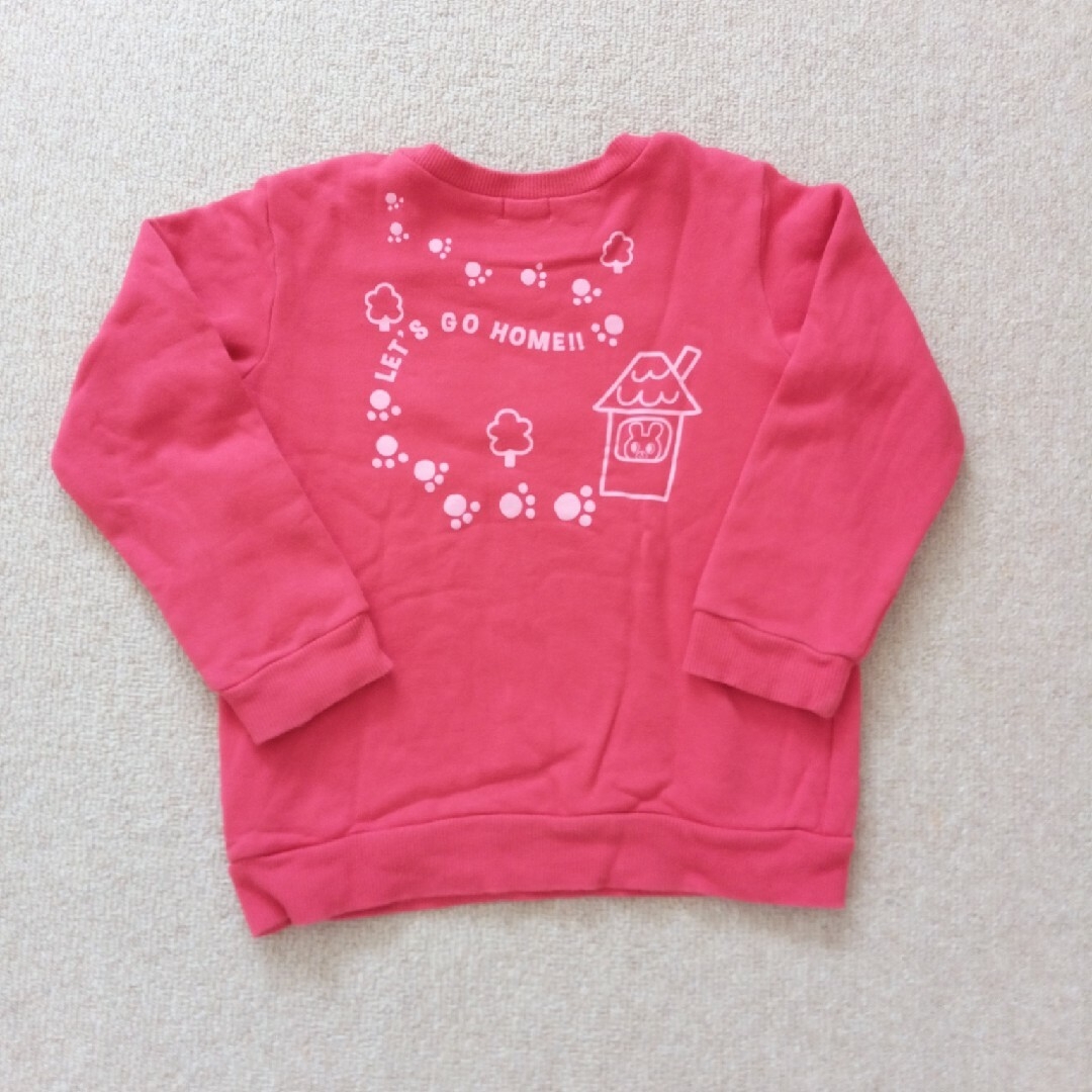 HOT BISCUITS(ホットビスケッツ)のmikihouse　HB トレーナー　110 キッズ/ベビー/マタニティのキッズ服女の子用(90cm~)(Tシャツ/カットソー)の商品写真