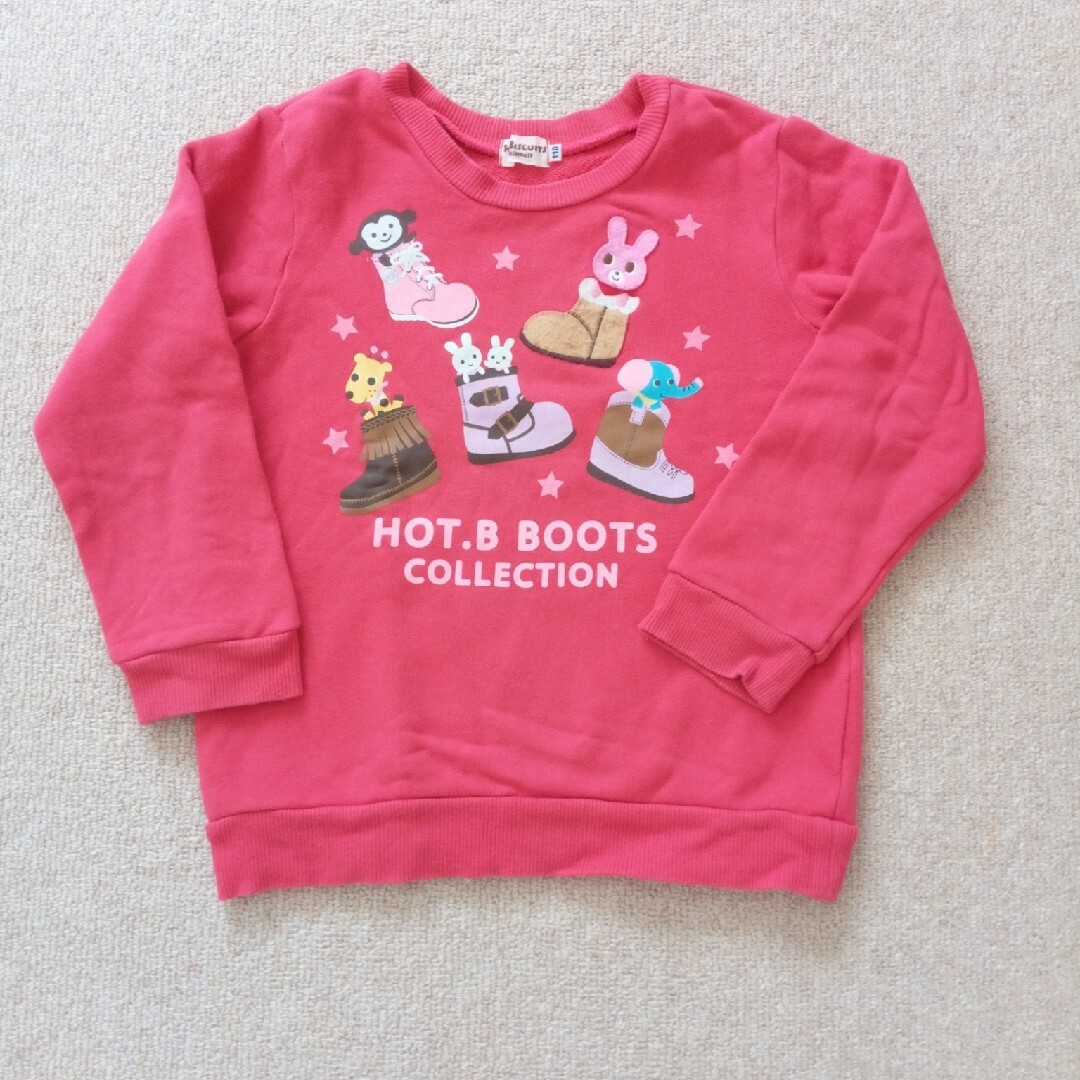 HOT BISCUITS(ホットビスケッツ)のmikihouse　HB トレーナー　110 キッズ/ベビー/マタニティのキッズ服女の子用(90cm~)(Tシャツ/カットソー)の商品写真