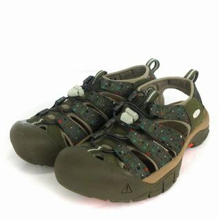 KEEN - キーン フジロック ニューポート レトロ ウォーターサンダル カーキ 27cm