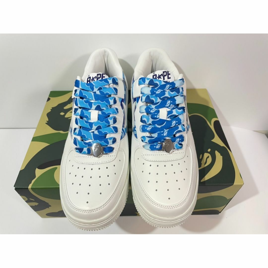 A BATHING APE(アベイシングエイプ)の【新品】27cm BAPE STA ICON ABC CAMO M ブルー メンズの靴/シューズ(スニーカー)の商品写真