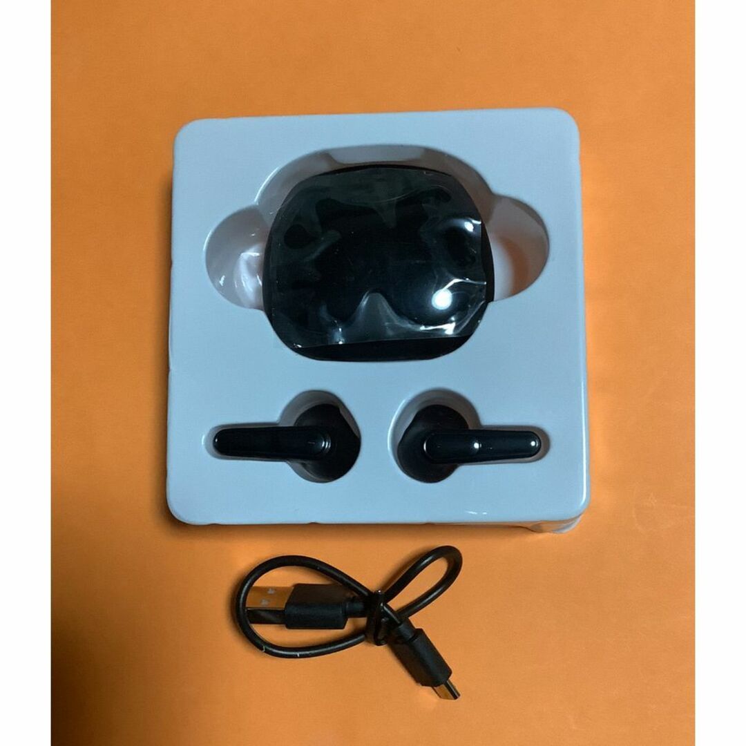 最新ワイヤレスイヤホン 、ノイズキャンセリング BluetoothイヤホンTWS スマホ/家電/カメラのオーディオ機器(ヘッドフォン/イヤフォン)の商品写真