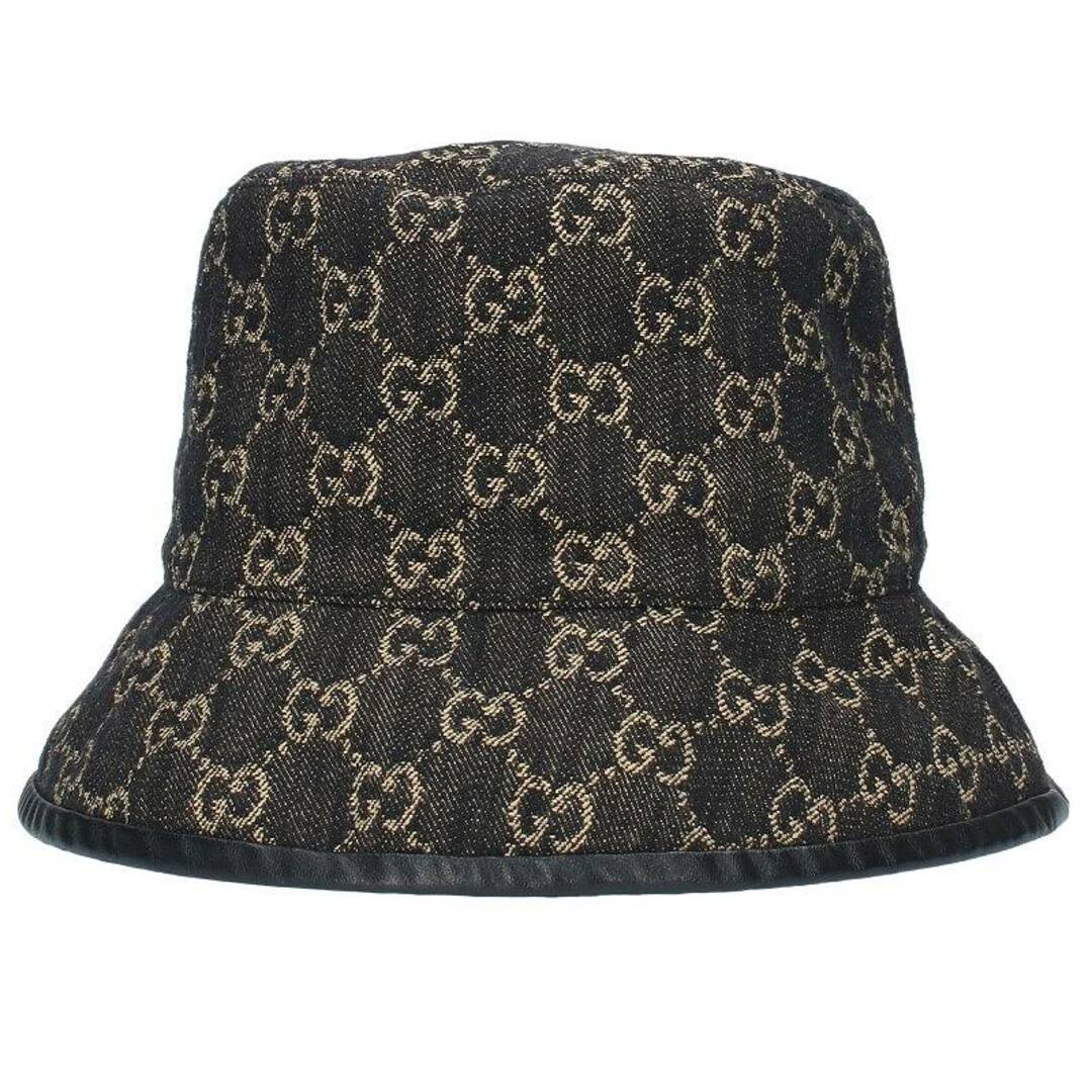 Gucci(グッチ)のグッチ  576371 3HAF8 GGデニム バケット帽子 メンズ L ハンドメイドのファッション小物(帽子)の商品写真