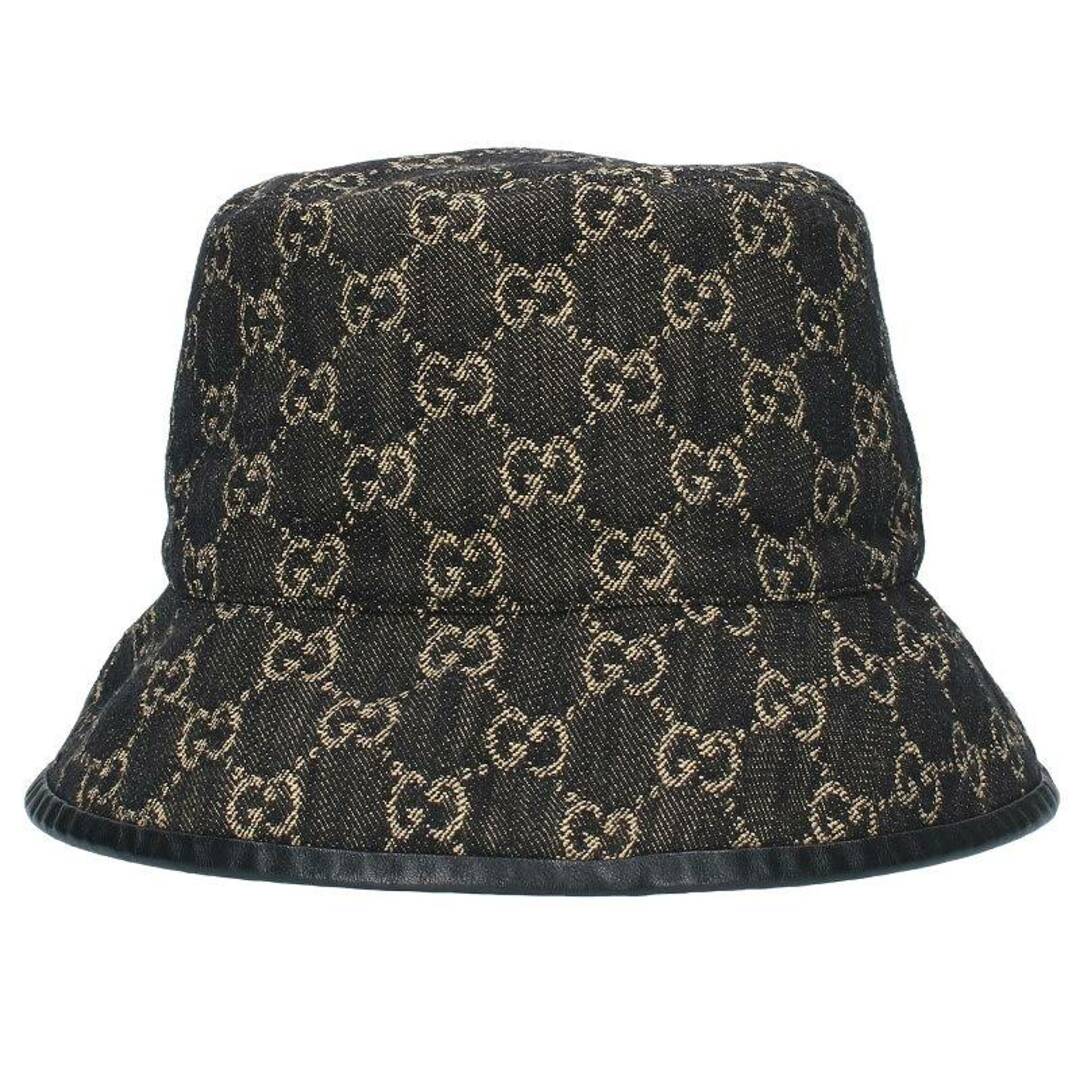 Gucci(グッチ)のグッチ  576371 3HAF8 GGデニム バケット帽子 メンズ L ハンドメイドのファッション小物(帽子)の商品写真