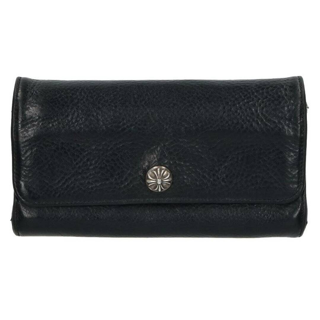 Chrome Hearts(クロムハーツ)のクロムハーツ  JUDY/ジュディ クロスボタンレザーウォレット財布 メンズ ハンドメイドのファッション小物(財布)の商品写真