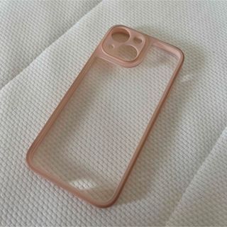 アイフォーン(iPhone)のiPhone13miniケース　ベビーピンク(iPhoneケース)