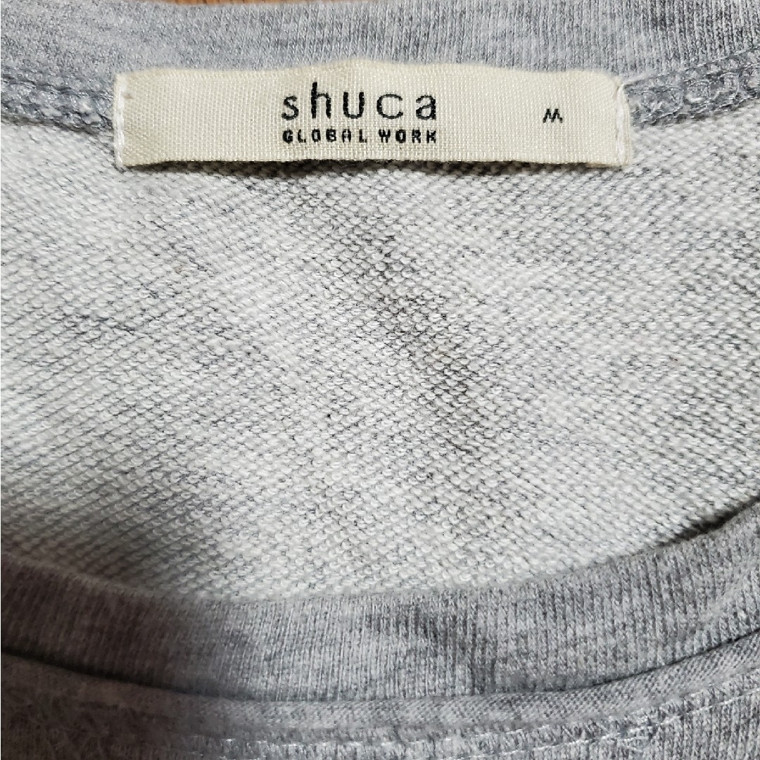 shuca GLOBALWORK(シュカグローバルワーク)の☆shuca GLOBAL WORK☆古着☆カットソー☆半袖スウェット☆Mサイズ レディースのトップス(カットソー(半袖/袖なし))の商品写真