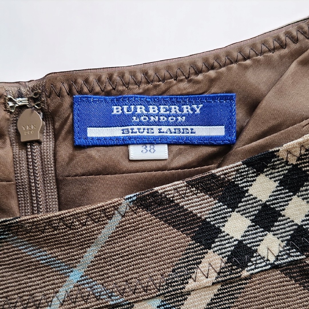 BURBERRY BLUE LABEL(バーバリーブルーレーベル)のYUKI様★残り1点バーバリー ブルーレーベル チェック柄ノースリーブワンピース レディースのワンピース(その他)の商品写真