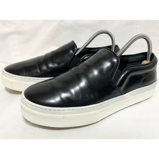 celine - 希少美品 セリーヌ パテント レザー スリッポン ローカットスニーカー 37.5