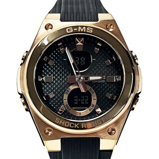 カシオ(CASIO)の☆☆CASIO カシオ Baby-G G-MS MSG-C100G-1AJF ブラック クォーツ デジアナウォッチ ラバー レディース 腕時計(腕時計)
