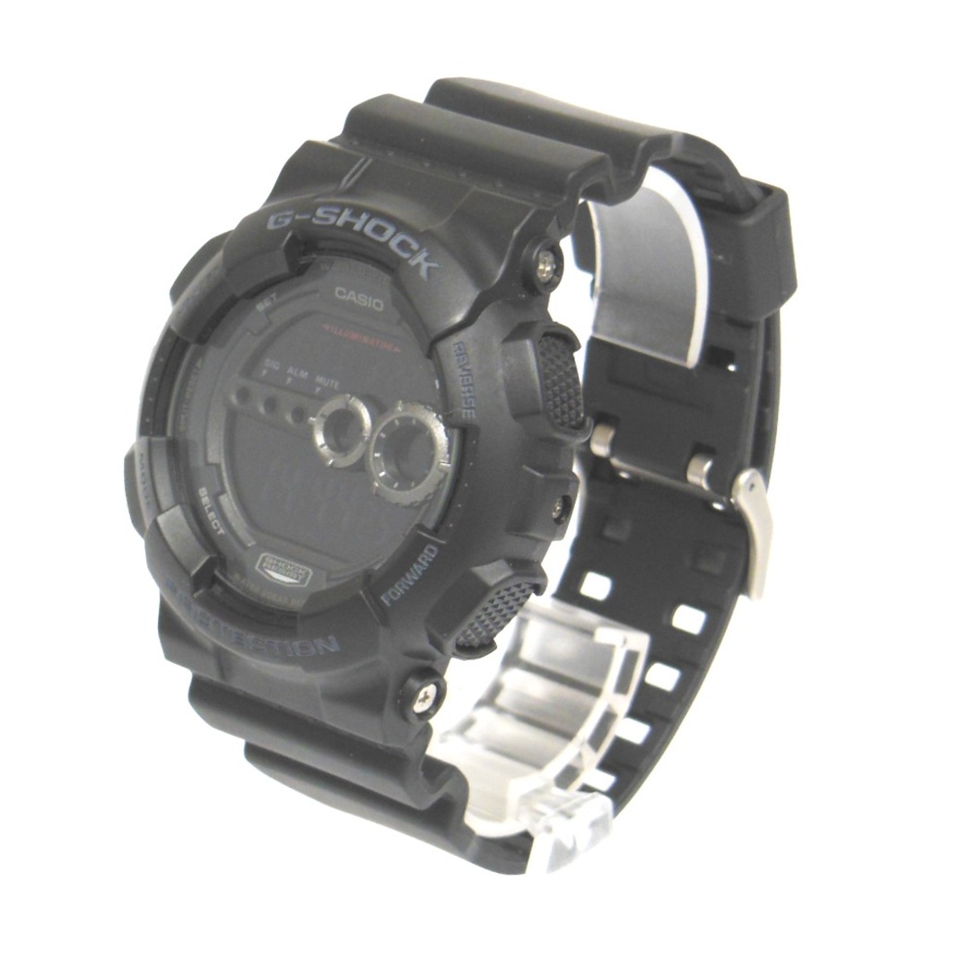 CASIO(カシオ)のカシオ 腕時計 ジーショック G-SHOCK GD-100-1BJF クォーツ ブラック メンズ CASIO NA33891 中古 メンズの時計(腕時計(デジタル))の商品写真