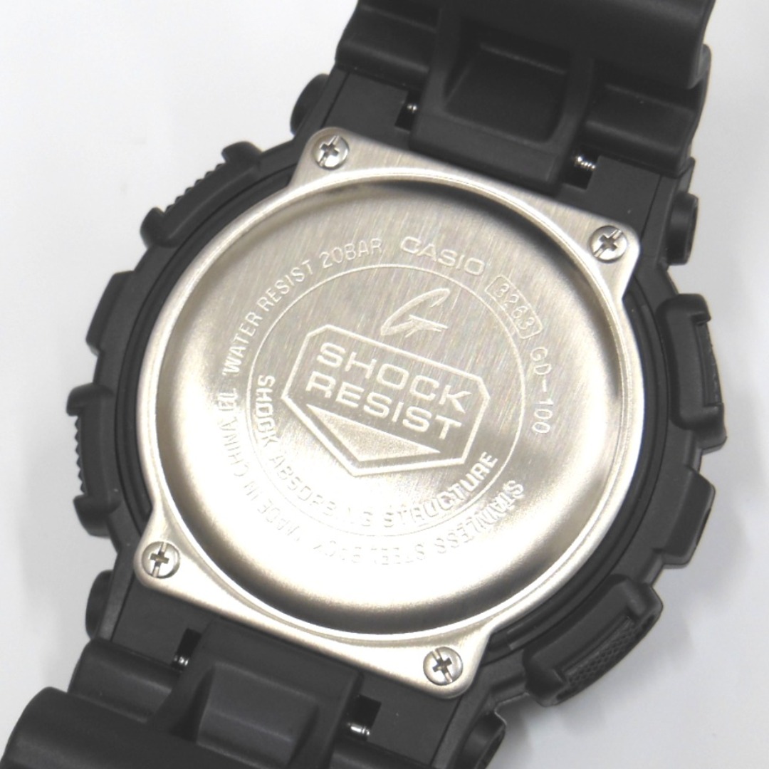 CASIO(カシオ)のカシオ 腕時計 ジーショック G-SHOCK GD-100-1BJF クォーツ ブラック メンズ CASIO NA33891 中古 メンズの時計(腕時計(デジタル))の商品写真
