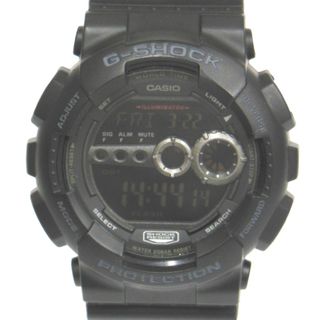 カシオ(CASIO)のカシオ 腕時計 ジーショック G-SHOCK GD-100-1BJF クォーツ ブラック メンズ CASIO NA33891 中古(腕時計(デジタル))