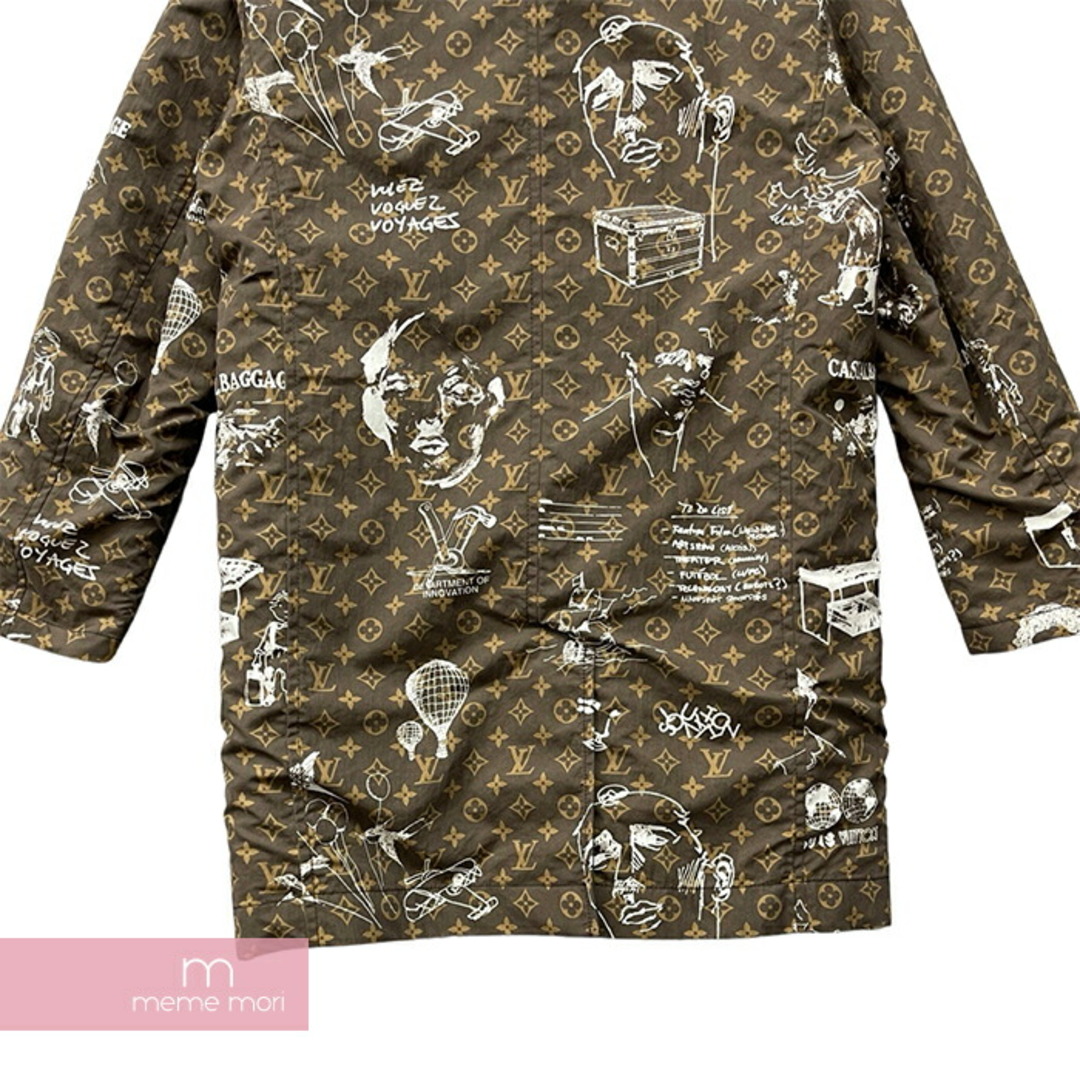 LOUIS VUITTON(ルイヴィトン)のLOUIS VUITTON 2023AW Single Blessed Reversible Technical Cotton Coat 1ABZGO ルイヴィトン シングルブレステッドリバーシブルテクニカルコットンコート 総柄 ロングコート モノグラム ブラウン×ベージュ サイズ48 【240321】【中古-A】【me04】 メンズのジャケット/アウター(その他)の商品写真