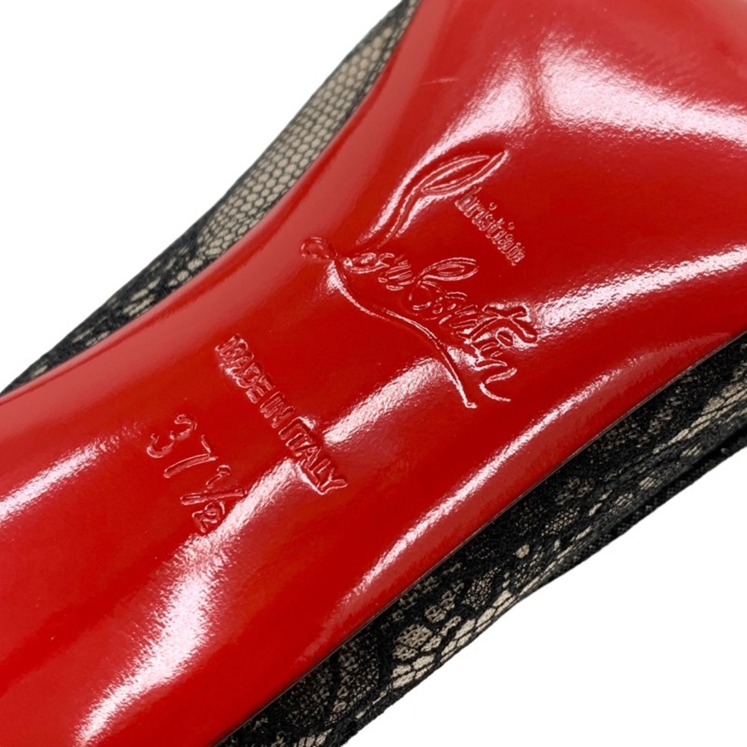 Christian Louboutin(クリスチャンルブタン)のクリスチャンルブタン Christian Louboutin パンプス 靴 シューズ ラメ レース ブラック 黒 レディースの靴/シューズ(ハイヒール/パンプス)の商品写真