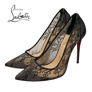 クリスチャンルブタン(Christian Louboutin)のクリスチャンルブタン Christian Louboutin パンプス 靴 シューズ ラメ レース ブラック 黒(ハイヒール/パンプス)