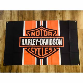 ハーレーダビッドソン(Harley Davidson)のハーレー ダビッドソン ブラッグ 旗 バナー タペストリー ①(その他)