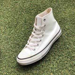 コンバース(CONVERSE)の24.5 コンバース レザー オールスター エナメル HI HW967(スニーカー)