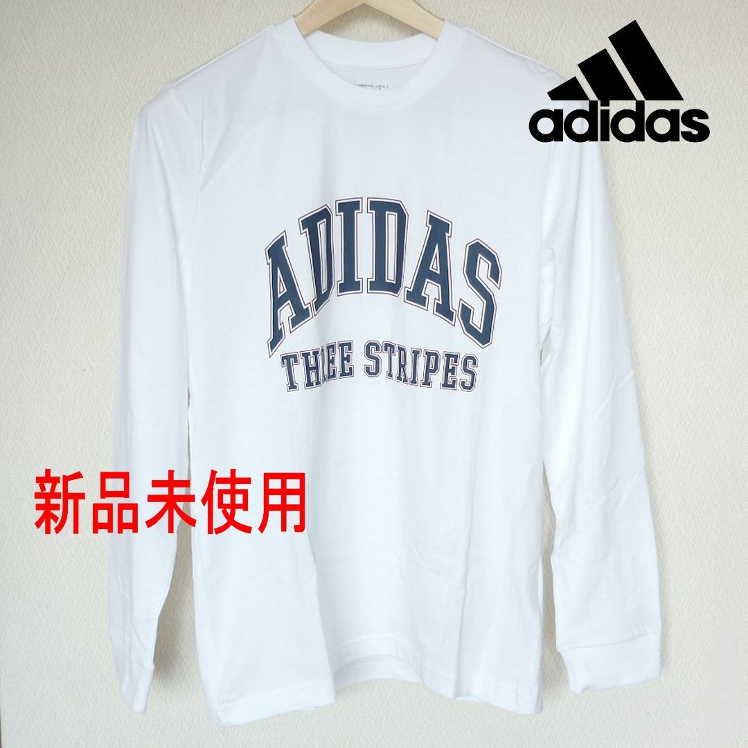 adidas(アディダス)の新品(メンズL)アディダス 白TOKYOグラフィックロンT/長袖Ｔシャツ メンズのトップス(Tシャツ/カットソー(七分/長袖))の商品写真