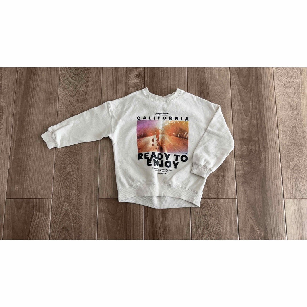 ZARA KIDS(ザラキッズ)のZARA キッズ　110  スウェット トレーナー キッズ/ベビー/マタニティのキッズ服女の子用(90cm~)(Tシャツ/カットソー)の商品写真