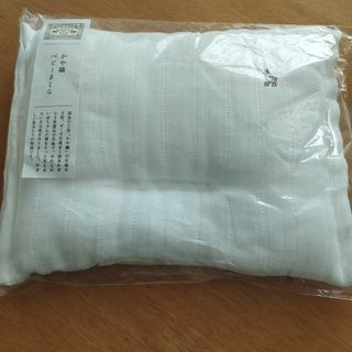 【新品未使用】かや織ベビー枕【贈り物に】(枕)