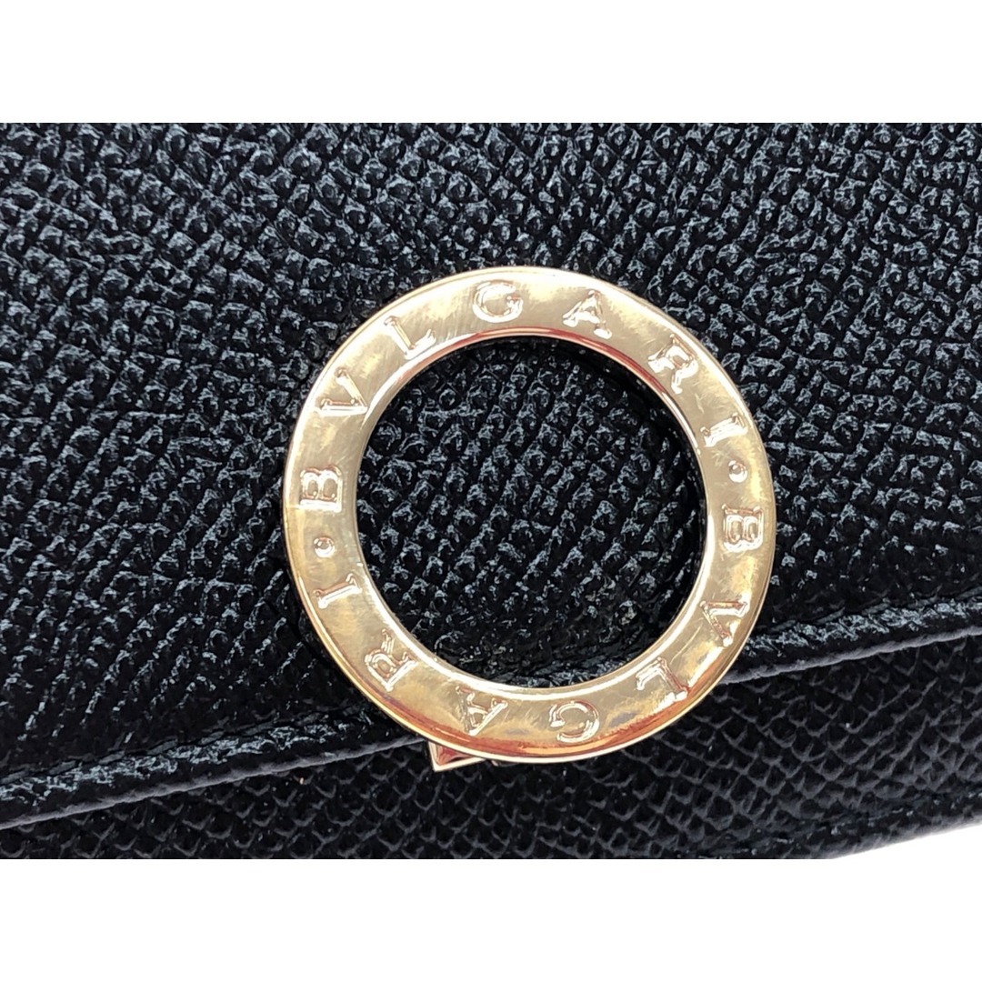 BVLGARI(ブルガリ)の▼▼BVLGARI ブルガリ レディース 三つ折り財布 コンパクトウォレット レザー ブラック ハンドメイドのファッション小物(財布)の商品写真