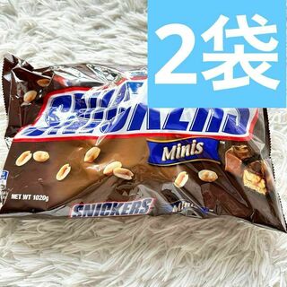 【2袋】1020g×2　 スニッカーズ　ミニチュア　コストコサイズ(菓子/デザート)