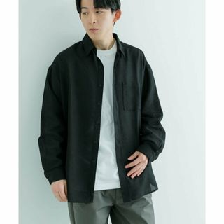 アーバンリサーチアイテムズ(URBAN RESEARCH ITEMS)の【BLK】リネンライクシアーロングスリーブシャツ(シャツ)