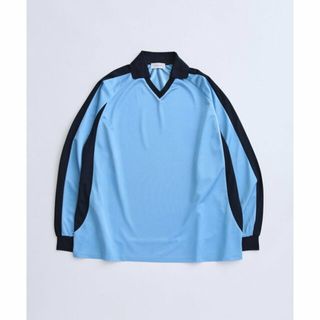 【サックス（48）】【UNIFORM/ユニフォーム】 POLO ロングスリーブ ゲームシャツ / 吸水速乾 / 透湿性 / 通気性 / ユニセックス(Tシャツ/カットソー(半袖/袖なし))