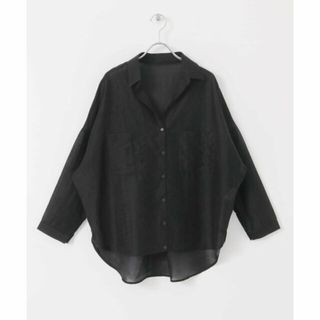 アーバンリサーチアイテムズ(URBAN RESEARCH ITEMS)の【BLK】『2WAY仕様』シアーポケットスキッパーシャツ(シャツ/ブラウス(長袖/七分))