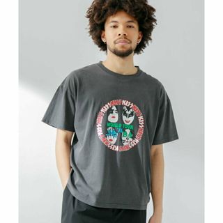 サニーレーベル(Sonny Label)の【ブラック1】KISSピグメントショートスリーブT-SHIRTS(Tシャツ/カットソー(半袖/袖なし))