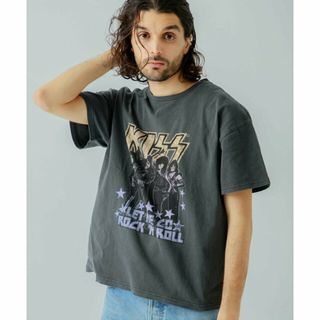 サニーレーベル(Sonny Label)の【ブラック2】KISSピグメントショートスリーブT-SHIRTS(Tシャツ/カットソー(半袖/袖なし))