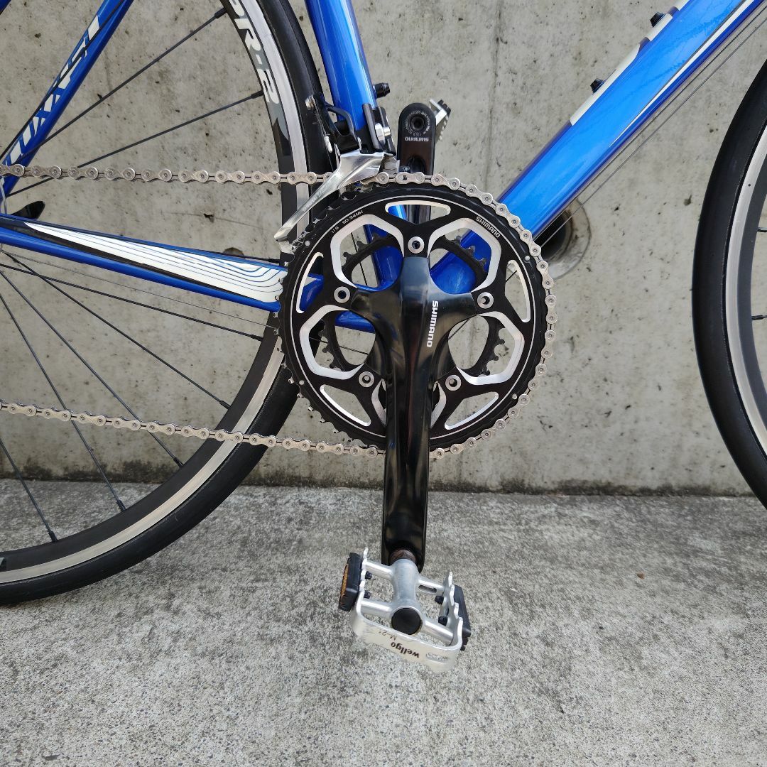 Giant(ジャイアント)のGIANT TCR0 ブルー Mサイズ コンポ105 11S メット付 スポーツ/アウトドアの自転車(自転車本体)の商品写真