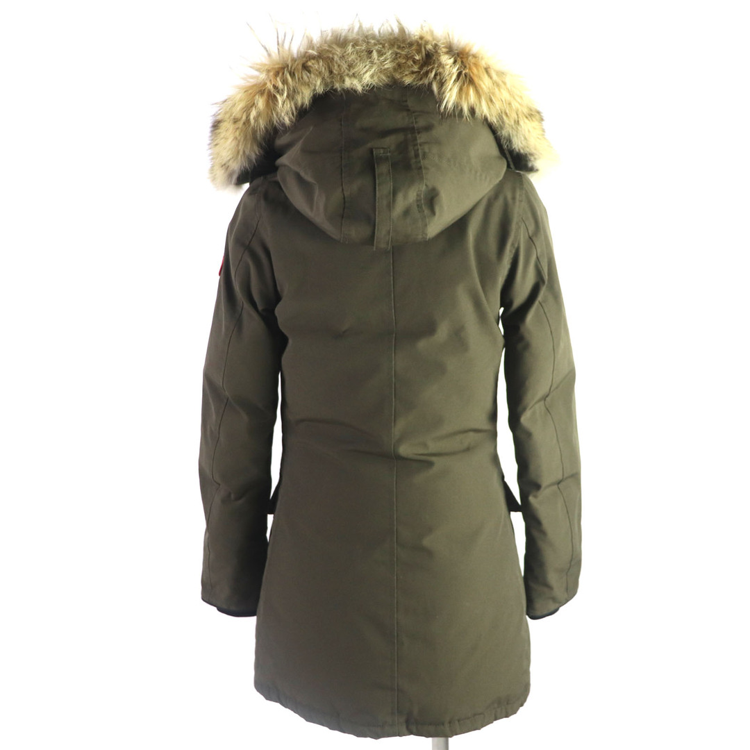 CANADA GOOSE(カナダグース)の人気▼CANADA GOOSE カナダグース 2603JL BRONTE PARKA ブロンテパーカー ワッペン・ファー・フード付き WZIP ダウンコート カーキ S カナダ製 国内正規品 レディース レディースのジャケット/アウター(ダウンコート)の商品写真