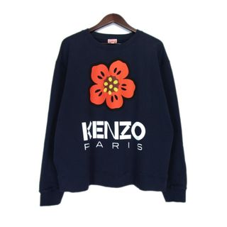 KENZO - ケンゾー KENZO ■ 【 Boke Flower 】 フロント フラワー プリント クルーネック スウェット トレーナー w18178