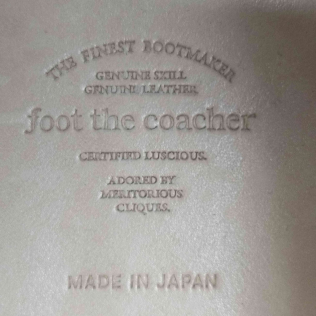 foot the coacher(フットザコーチャー)のfoot the coacher(フットザコーチャー) メンズ シューズ 革靴 メンズの靴/シューズ(ドレス/ビジネス)の商品写真