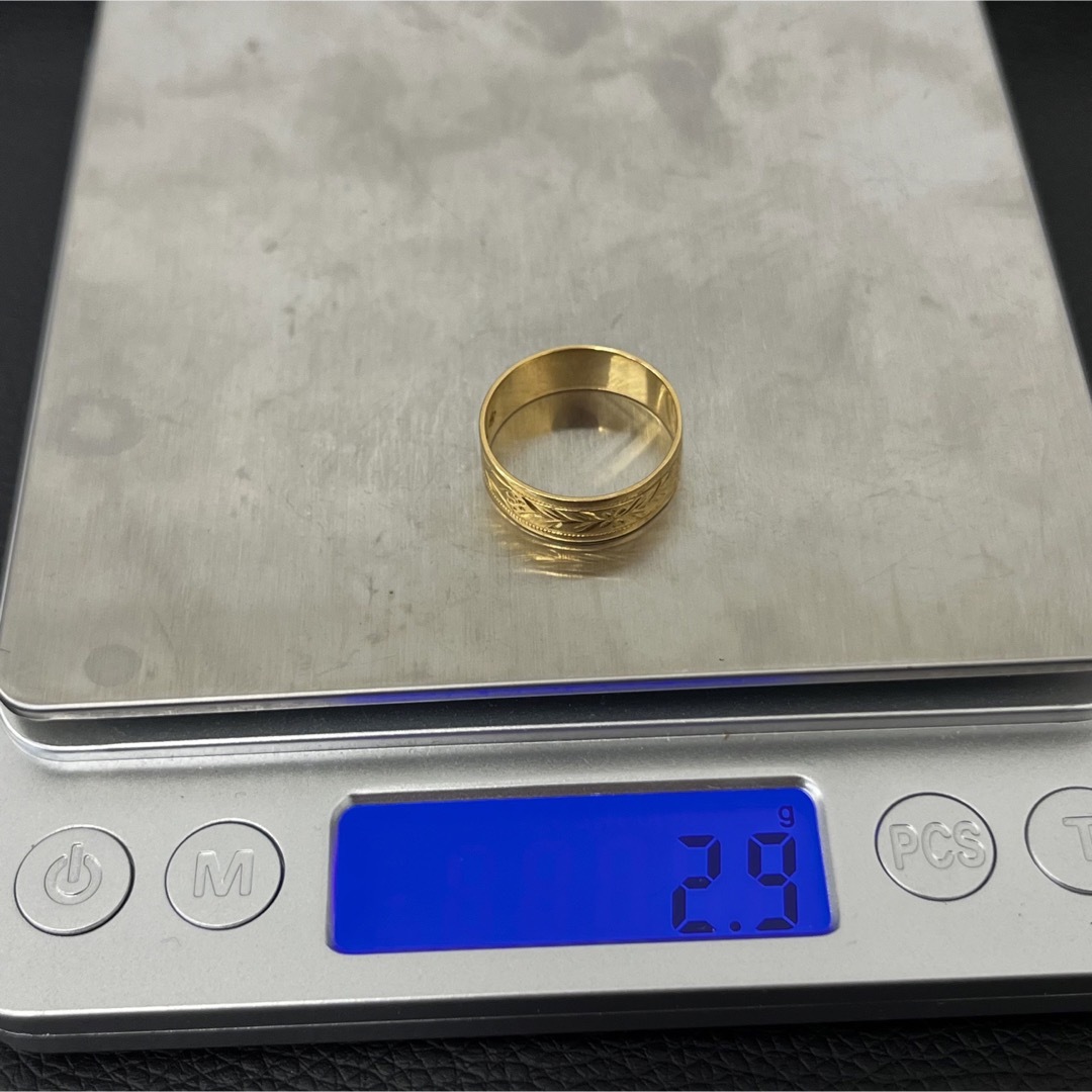(C032011)K18 YG リング 指輪 イエローゴールド 18金 レディースのアクセサリー(リング(指輪))の商品写真