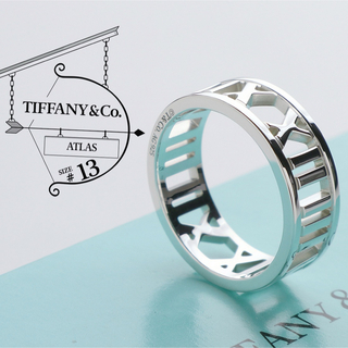 ティファニー(Tiffany & Co.)の極美品 TIFFANY ティファニー アトラス オープン リング 13.5号(リング(指輪))