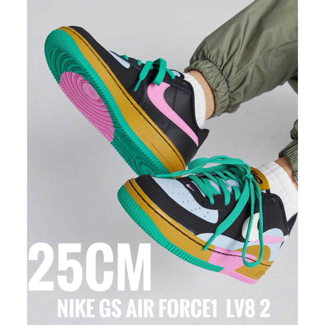 NIKE(ナイキ)の本日限定価格25cm【新品】NIKE GS AIR FORCE1  LV8 2　 レディースの靴/シューズ(スニーカー)の商品写真
