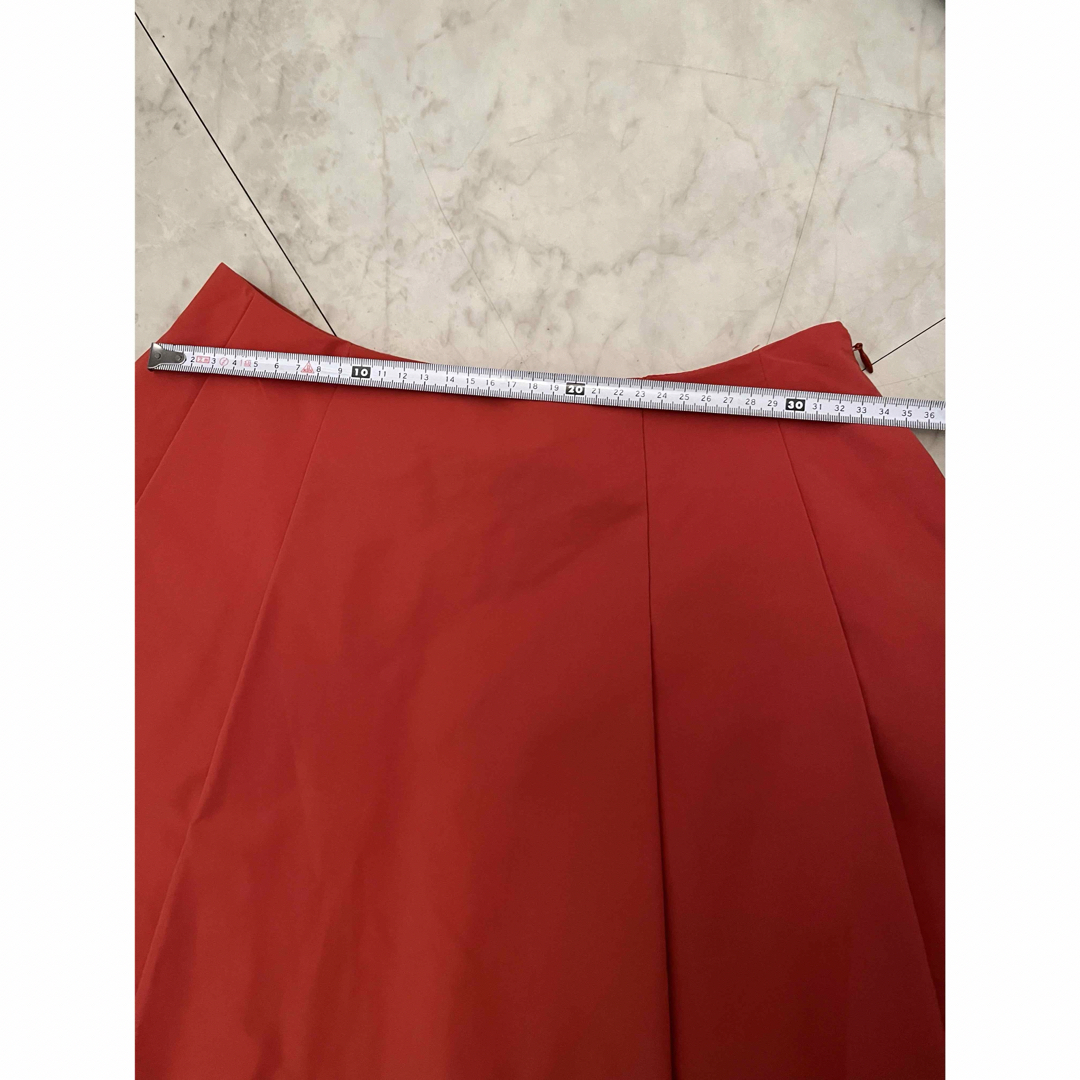 M-premier(エムプルミエ)のMプルミエクチュール36 スカート　オレンジ レディースのスカート(ひざ丈スカート)の商品写真