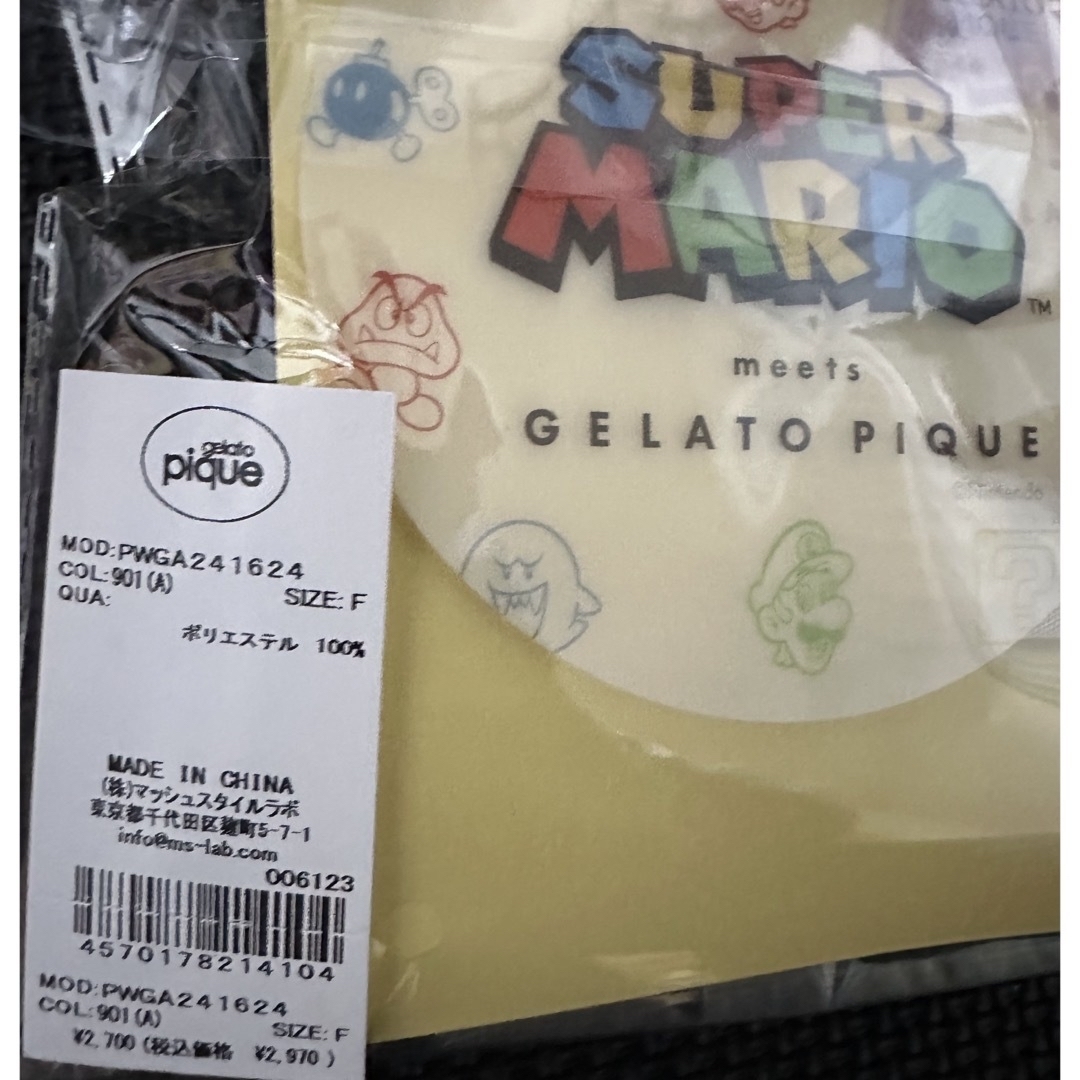 gelato pique(ジェラートピケ)のジェラートピケ スーパーマリオ ベビモコアソート前髪クリップ スター キノコ レディースのヘアアクセサリー(バレッタ/ヘアクリップ)の商品写真