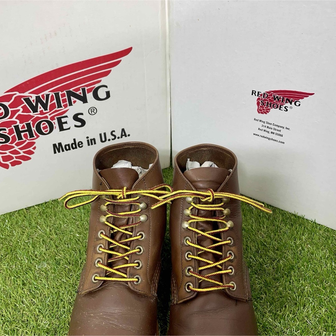 REDWING(レッドウィング)の【安心品質0289】廃盤レッドウイング8163旧羽タグ7.5D送料込USA メンズの靴/シューズ(ブーツ)の商品写真