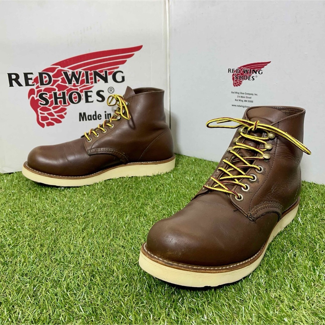 REDWING(レッドウィング)の【安心品質0289】廃盤レッドウイング8163旧羽タグ7.5D送料込USA メンズの靴/シューズ(ブーツ)の商品写真