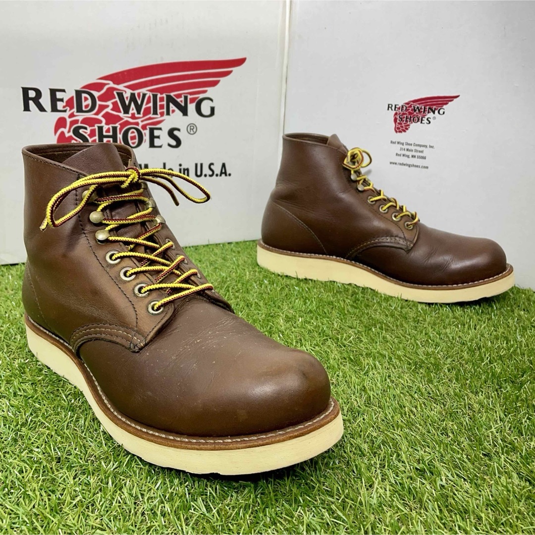 REDWING(レッドウィング)の【安心品質0289】廃盤レッドウイング8163旧羽タグ7.5D送料込USA メンズの靴/シューズ(ブーツ)の商品写真