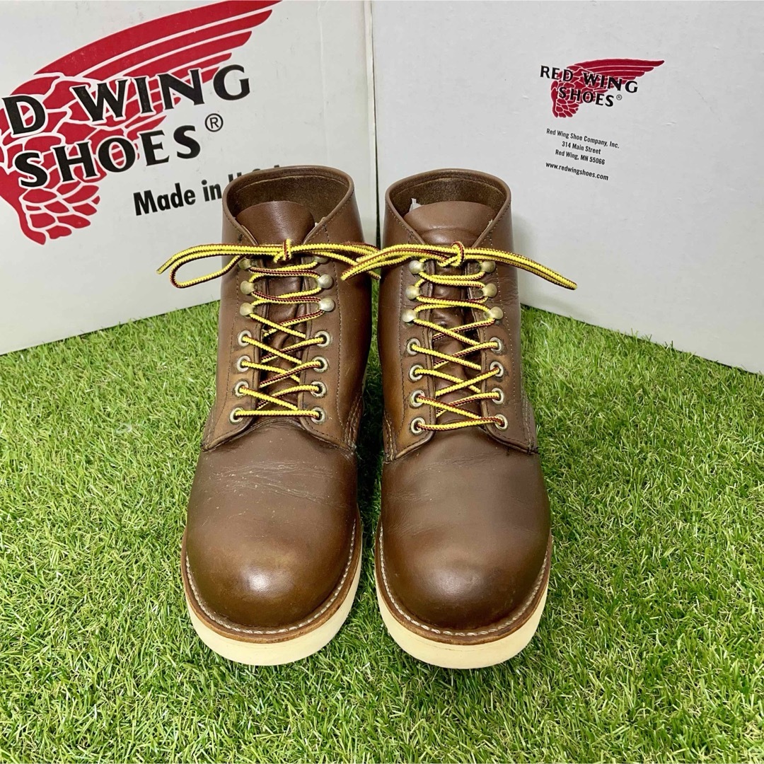 REDWING(レッドウィング)の【安心品質0289】廃盤レッドウイング8163旧羽タグ7.5D送料込USA メンズの靴/シューズ(ブーツ)の商品写真