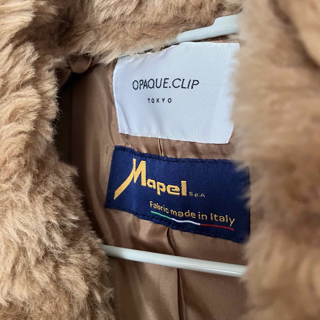 OPAQUE.CLIP(オペークドットクリップ)のOPAQUE.CLIP 大草直子コラボ　ファーコート レディースのジャケット/アウター(毛皮/ファーコート)の商品写真